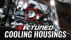 EG Hatch gets K-Tuned AN Coolant Housings!