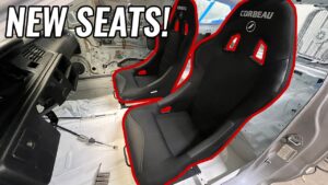 Dash is in! These seats are WAY too nice!