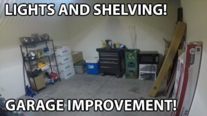 HOLY MOLY ITS BRIGHT! Garage Improvements!