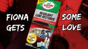 Restoring Fiona's headlights!