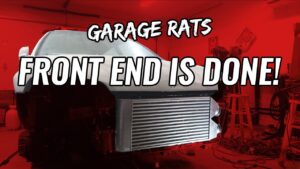 Junk FINALLY has a mounted intercooler and radiator!