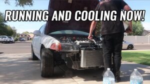 Testing the cooling system Turbo K20 EG Hatch