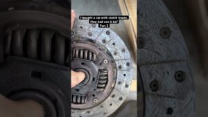 I told you the throw out bearing was cooked! 😅🥲 #350z #nissan #driftcar #drift #fail