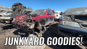 Downpipe fab prep and finding parts at the junkyard!