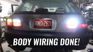 Custom K Series ECU mount, body wiring and vacuum lines are DONE!