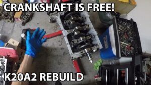 K20A2 Rebuild - Girdle is finally off and the crankshaft is free! (Part 7)